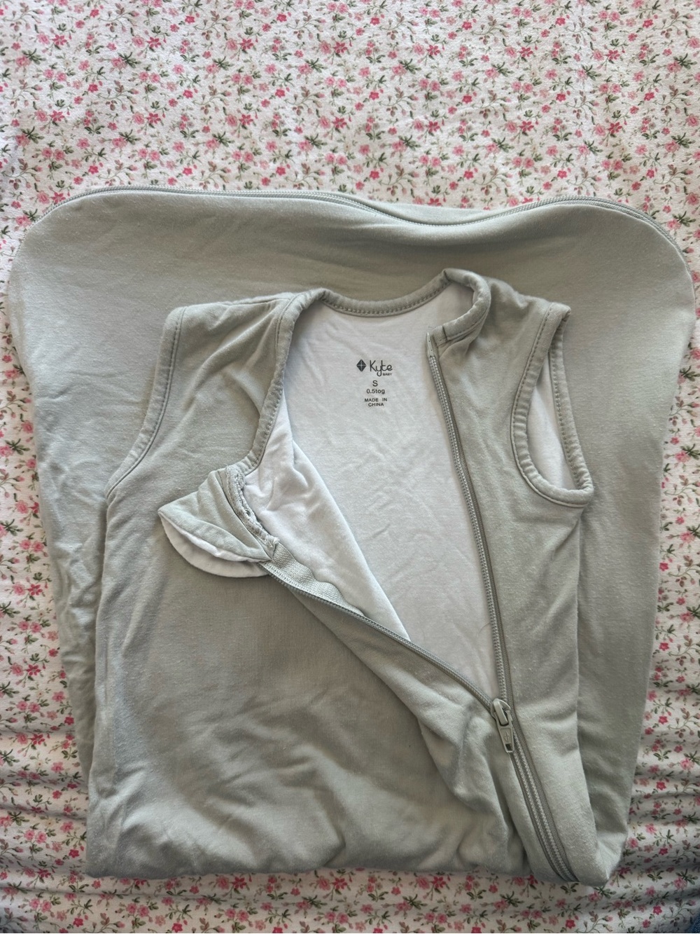 Kyte BABY Light Sage Zip Sleep Sack Vest